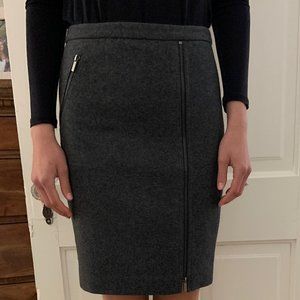 J. Crew Wool Pencil Skirt